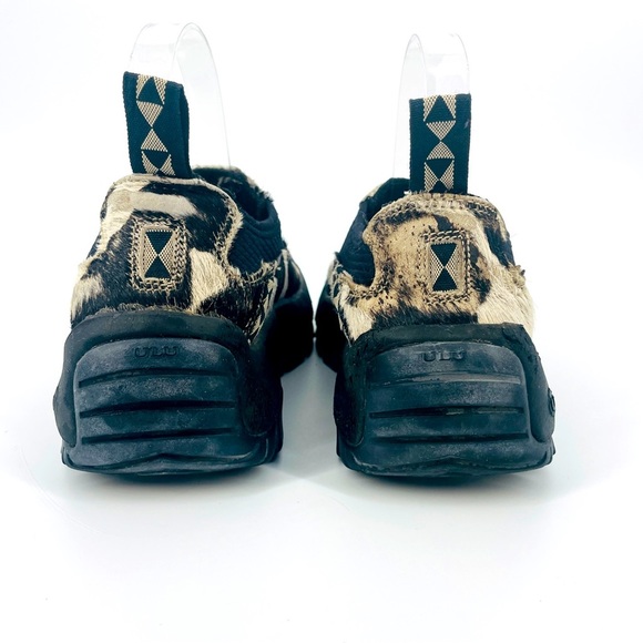 ULU Boots - Calf Hair Cow Print Slip On Shoes - Size 8 - Picture 6 of 8